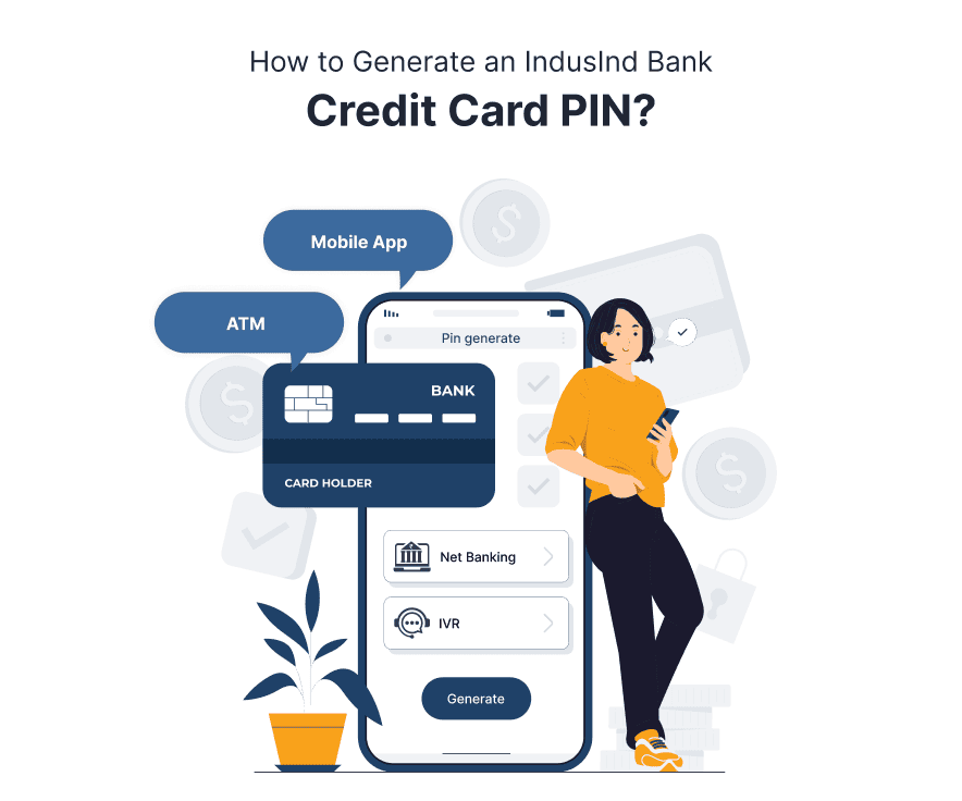 IndusInd Bank Credit Card PIN Generation